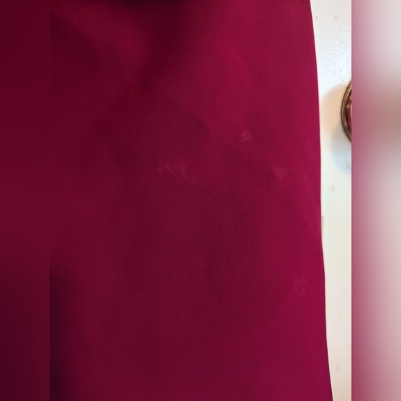 Ted Baker London women's sz 5 (US 12) dark pink dress with bow & 2 pockets - Picture 3 of 8